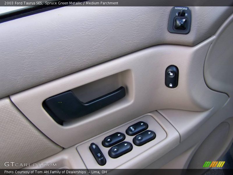 Spruce Green Metallic / Medium Parchment 2003 Ford Taurus SES