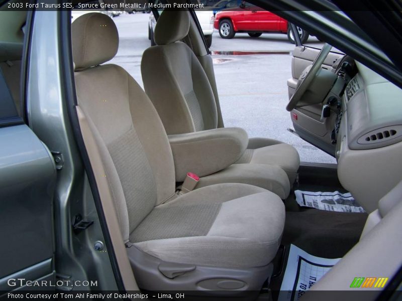 Spruce Green Metallic / Medium Parchment 2003 Ford Taurus SES