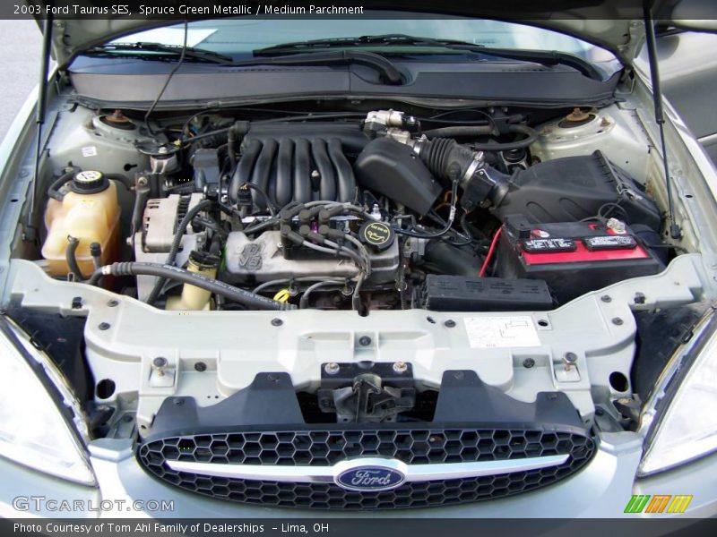 Spruce Green Metallic / Medium Parchment 2003 Ford Taurus SES