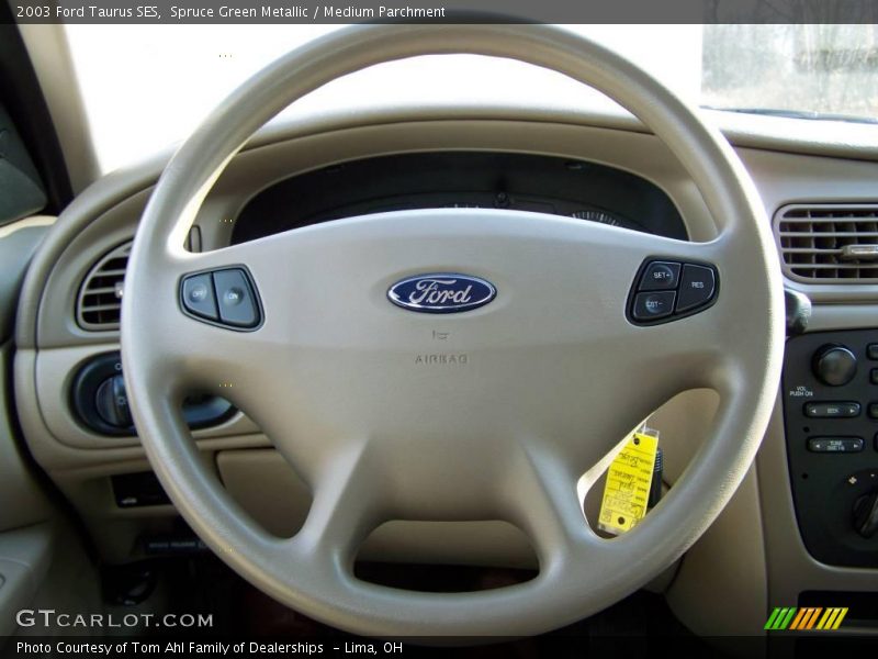 Spruce Green Metallic / Medium Parchment 2003 Ford Taurus SES