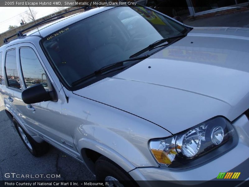 Silver Metallic / Medium/Dark Flint Grey 2005 Ford Escape Hybrid 4WD