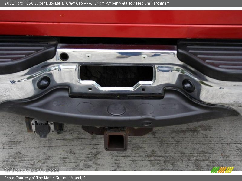Bright Amber Metallic / Medium Parchment 2001 Ford F350 Super Duty Lariat Crew Cab 4x4