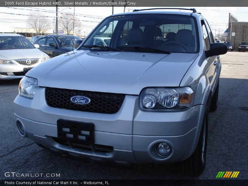 Silver Metallic / Medium/Dark Flint Grey 2005 Ford Escape Hybrid 4WD