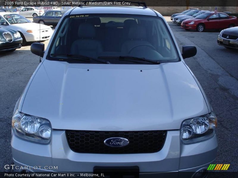 Silver Metallic / Medium/Dark Flint Grey 2005 Ford Escape Hybrid 4WD
