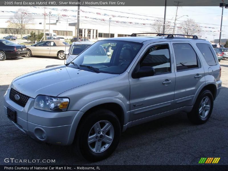 Silver Metallic / Medium/Dark Flint Grey 2005 Ford Escape Hybrid 4WD