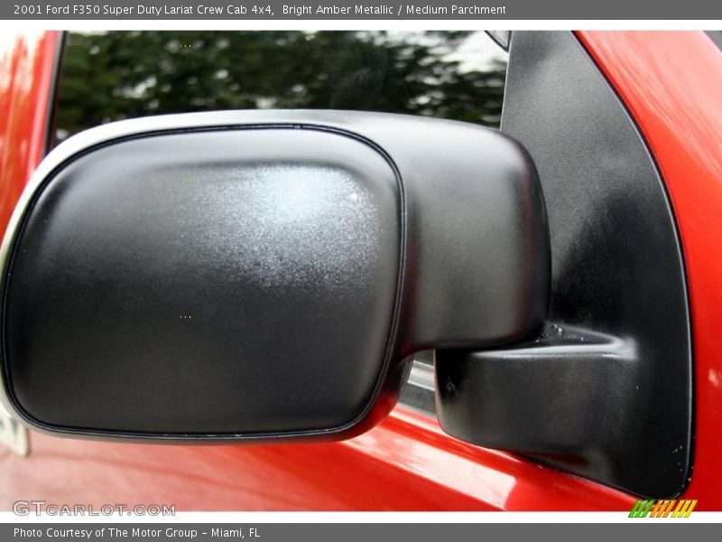 Bright Amber Metallic / Medium Parchment 2001 Ford F350 Super Duty Lariat Crew Cab 4x4