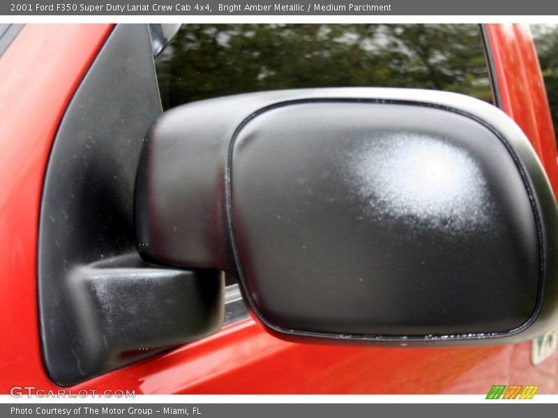 Bright Amber Metallic / Medium Parchment 2001 Ford F350 Super Duty Lariat Crew Cab 4x4