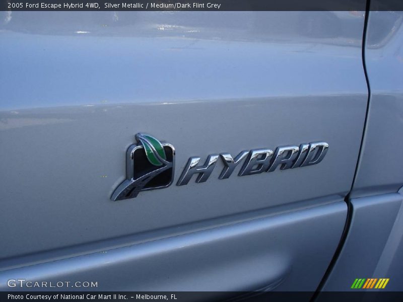 Silver Metallic / Medium/Dark Flint Grey 2005 Ford Escape Hybrid 4WD