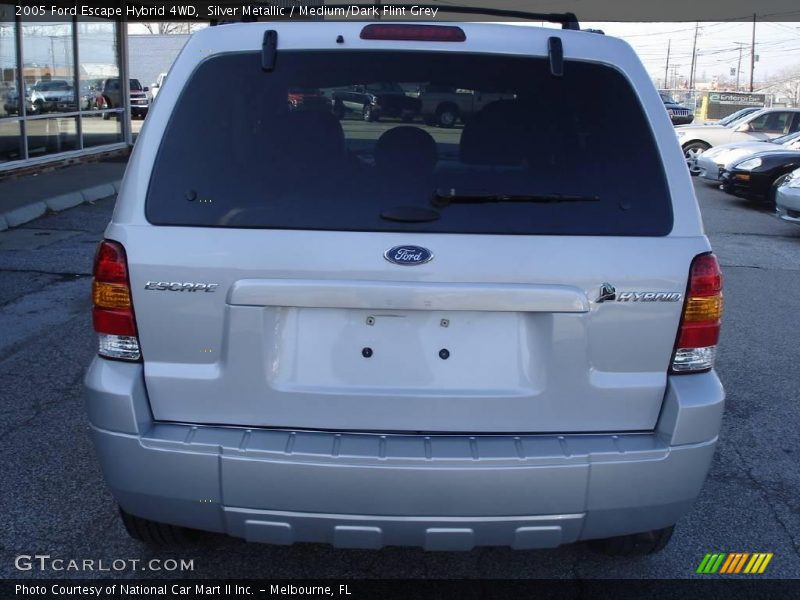 Silver Metallic / Medium/Dark Flint Grey 2005 Ford Escape Hybrid 4WD