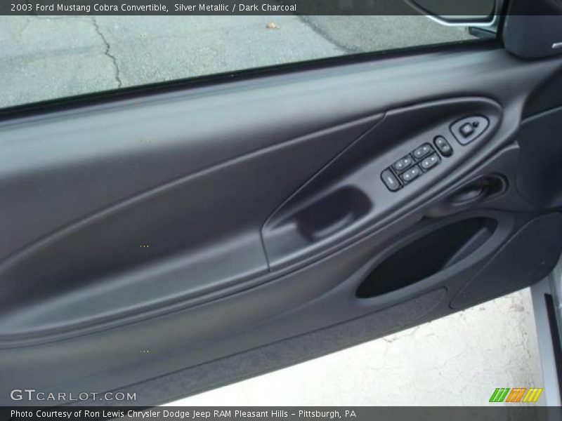 Silver Metallic / Dark Charcoal 2003 Ford Mustang Cobra Convertible