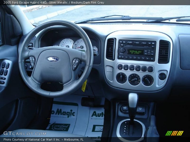 Silver Metallic / Medium/Dark Flint Grey 2005 Ford Escape Hybrid 4WD