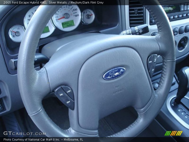 Silver Metallic / Medium/Dark Flint Grey 2005 Ford Escape Hybrid 4WD