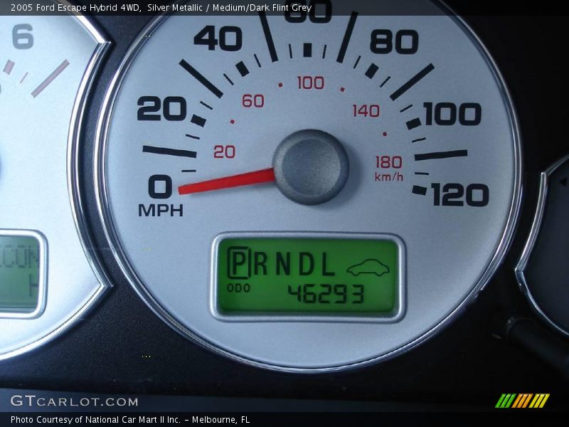 Silver Metallic / Medium/Dark Flint Grey 2005 Ford Escape Hybrid 4WD