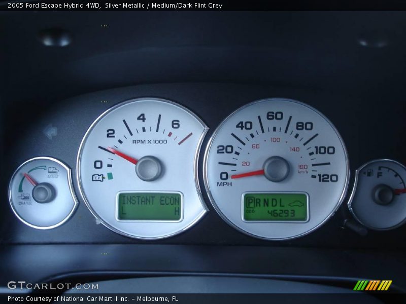 Silver Metallic / Medium/Dark Flint Grey 2005 Ford Escape Hybrid 4WD