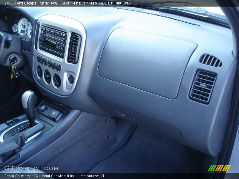 Silver Metallic / Medium/Dark Flint Grey 2005 Ford Escape Hybrid 4WD