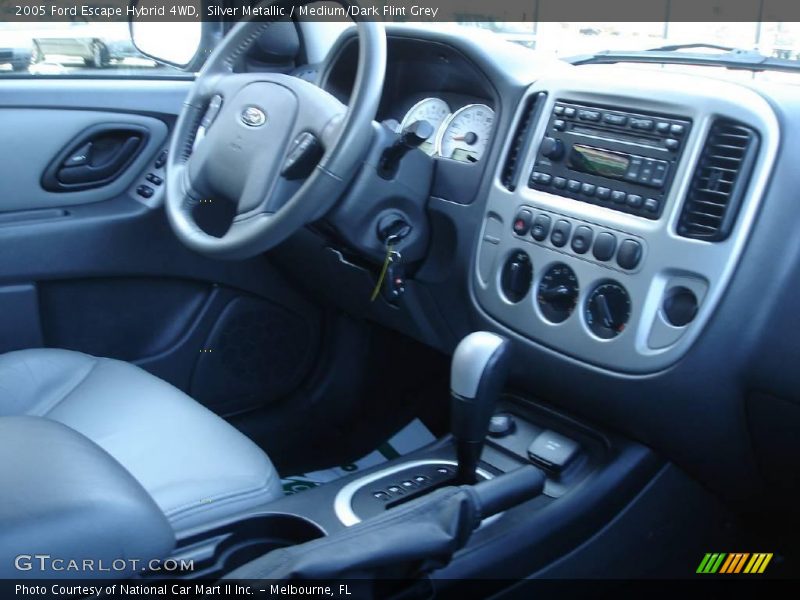 Silver Metallic / Medium/Dark Flint Grey 2005 Ford Escape Hybrid 4WD