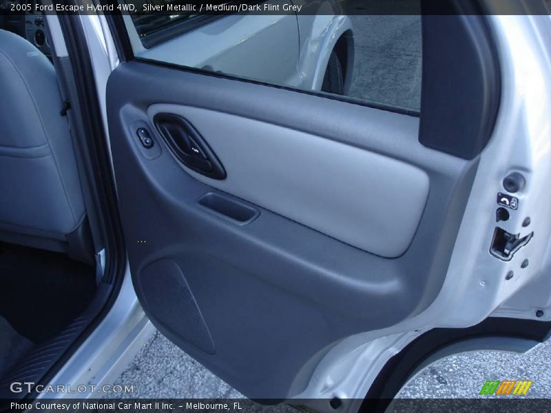 Silver Metallic / Medium/Dark Flint Grey 2005 Ford Escape Hybrid 4WD