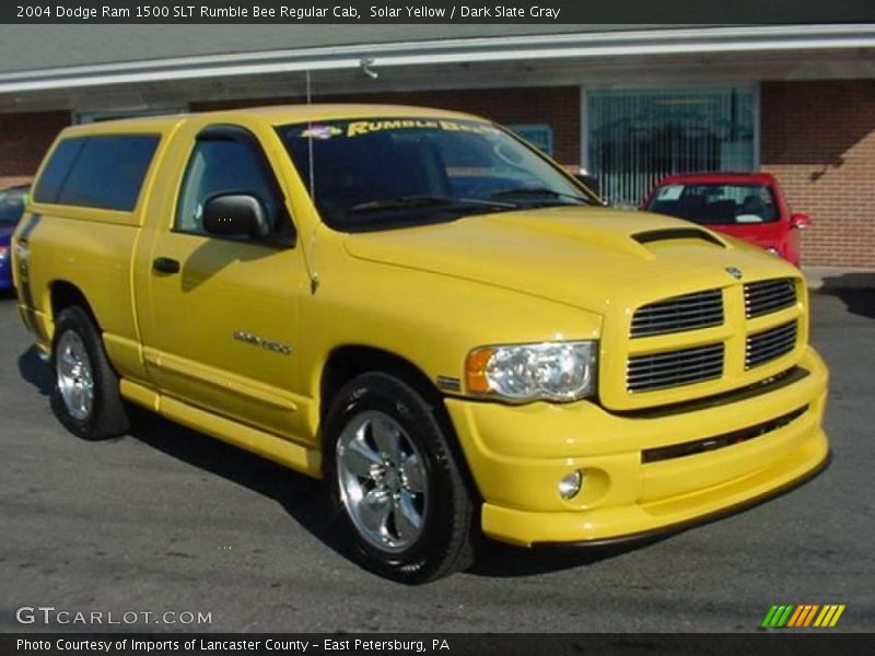 Solar Yellow / Dark Slate Gray 2004 Dodge Ram 1500 SLT Rumble Bee Regular Cab