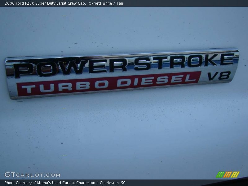Oxford White / Tan 2006 Ford F250 Super Duty Lariat Crew Cab