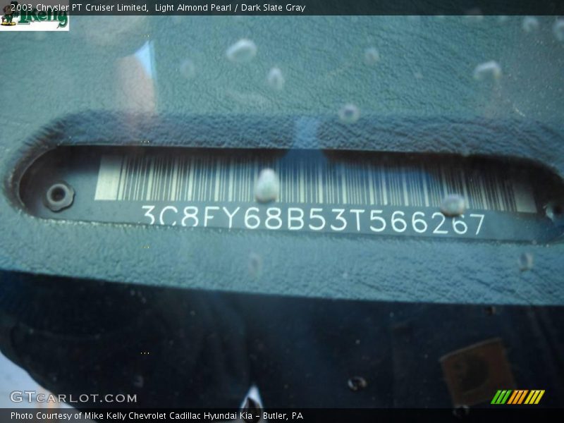 Light Almond Pearl / Dark Slate Gray 2003 Chrysler PT Cruiser Limited