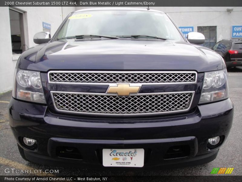 Dark Blue Metallic / Light Cashmere/Ebony 2008 Chevrolet Suburban 1500 LTZ 4x4