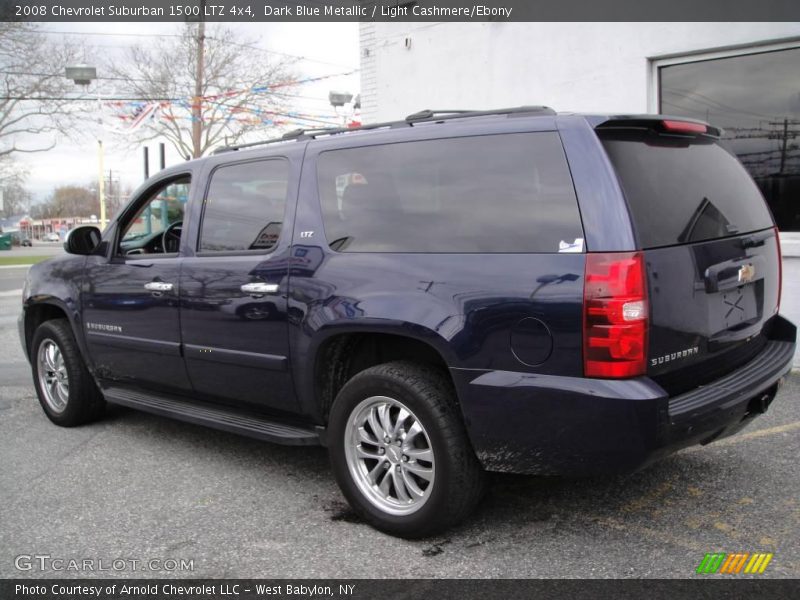 Dark Blue Metallic / Light Cashmere/Ebony 2008 Chevrolet Suburban 1500 LTZ 4x4