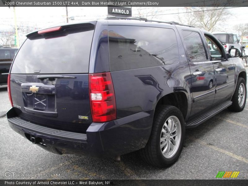 Dark Blue Metallic / Light Cashmere/Ebony 2008 Chevrolet Suburban 1500 LTZ 4x4