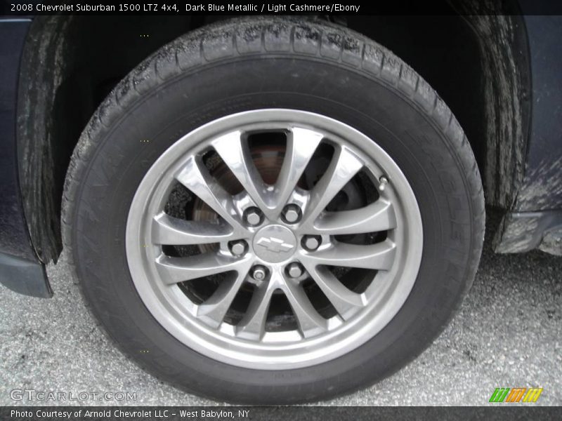 Dark Blue Metallic / Light Cashmere/Ebony 2008 Chevrolet Suburban 1500 LTZ 4x4