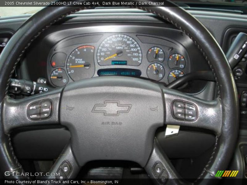 Dark Blue Metallic / Dark Charcoal 2005 Chevrolet Silverado 2500HD LT Crew Cab 4x4