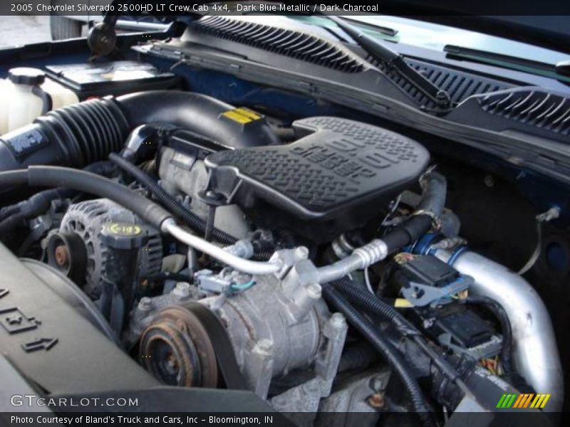 Dark Blue Metallic / Dark Charcoal 2005 Chevrolet Silverado 2500HD LT Crew Cab 4x4
