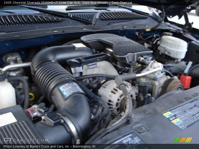 Dark Blue Metallic / Dark Charcoal 2005 Chevrolet Silverado 2500HD LT Crew Cab 4x4