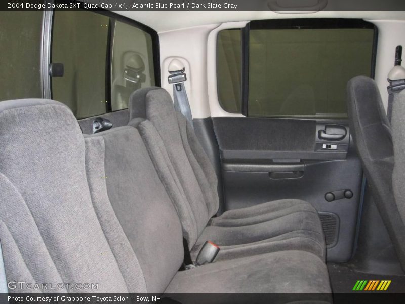 Atlantic Blue Pearl / Dark Slate Gray 2004 Dodge Dakota SXT Quad Cab 4x4