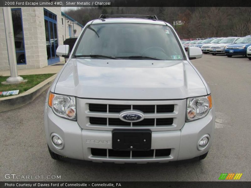 Silver Metallic / Charcoal 2008 Ford Escape Limited 4WD