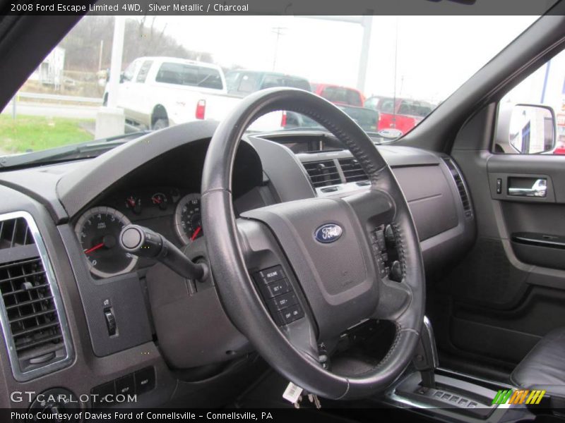 Silver Metallic / Charcoal 2008 Ford Escape Limited 4WD