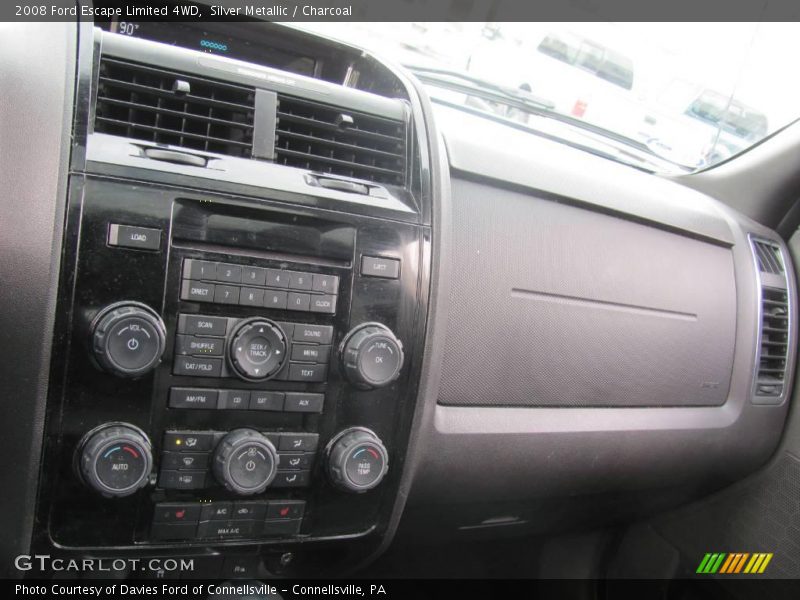 Silver Metallic / Charcoal 2008 Ford Escape Limited 4WD