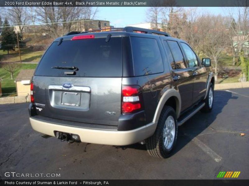 Black Pearl Slate Metallic / Black/Camel 2010 Ford Explorer Eddie Bauer 4x4