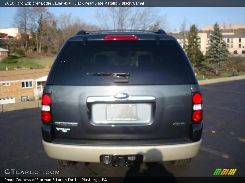 Black Pearl Slate Metallic / Black/Camel 2010 Ford Explorer Eddie Bauer 4x4