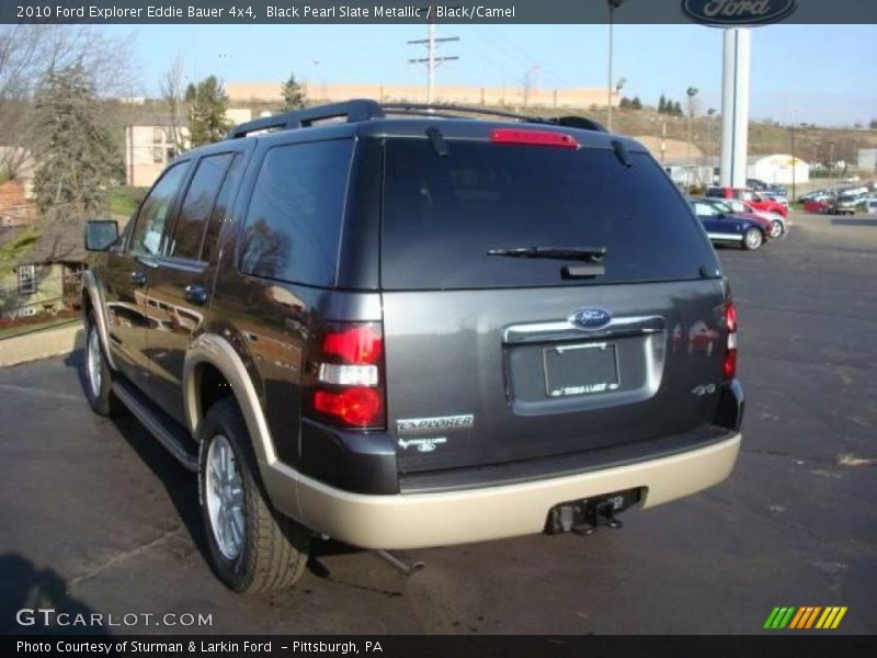 Black Pearl Slate Metallic / Black/Camel 2010 Ford Explorer Eddie Bauer 4x4