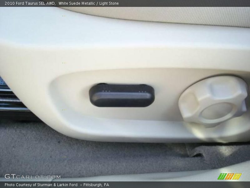 White Suede Metallic / Light Stone 2010 Ford Taurus SEL AWD