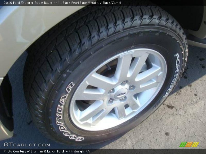 Black Pearl Slate Metallic / Black/Camel 2010 Ford Explorer Eddie Bauer 4x4