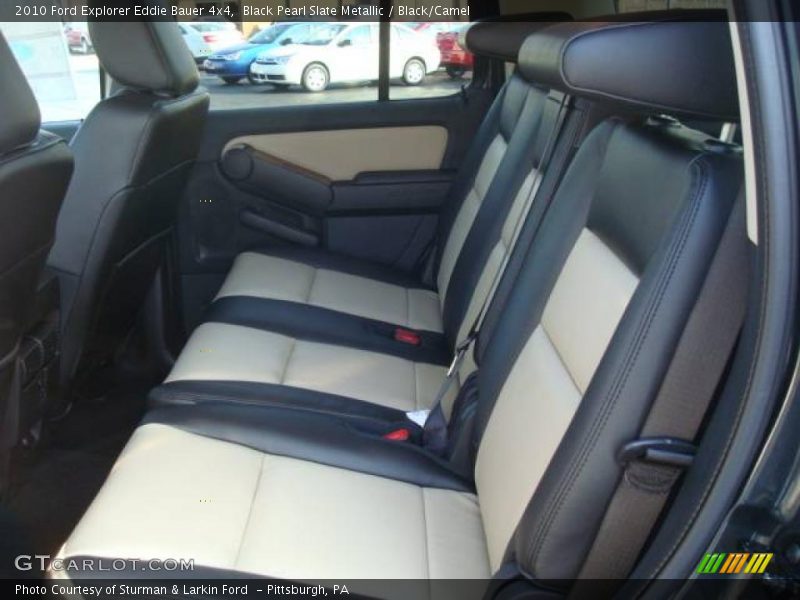 Black Pearl Slate Metallic / Black/Camel 2010 Ford Explorer Eddie Bauer 4x4