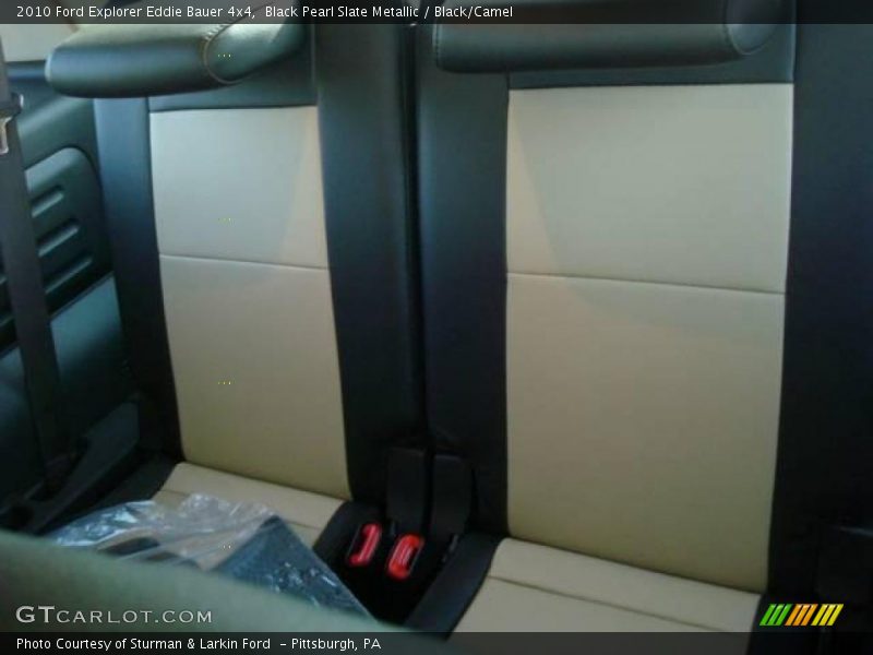 Black Pearl Slate Metallic / Black/Camel 2010 Ford Explorer Eddie Bauer 4x4