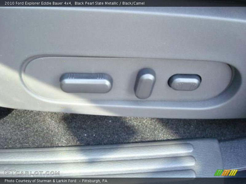 Black Pearl Slate Metallic / Black/Camel 2010 Ford Explorer Eddie Bauer 4x4