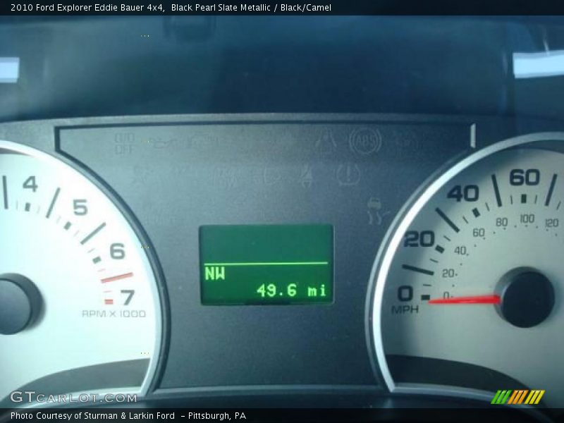 Black Pearl Slate Metallic / Black/Camel 2010 Ford Explorer Eddie Bauer 4x4