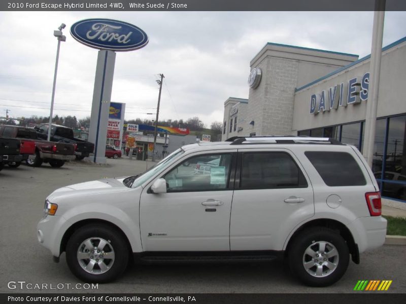 White Suede / Stone 2010 Ford Escape Hybrid Limited 4WD