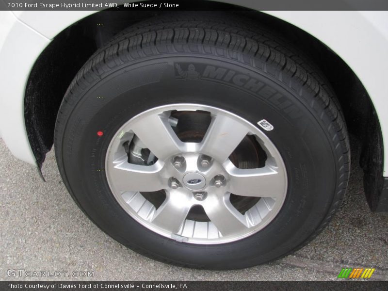 White Suede / Stone 2010 Ford Escape Hybrid Limited 4WD