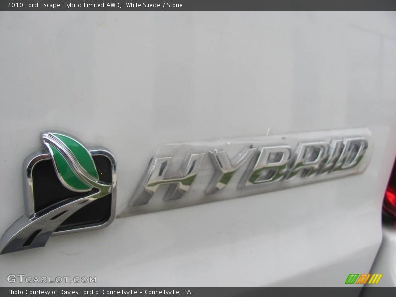 White Suede / Stone 2010 Ford Escape Hybrid Limited 4WD