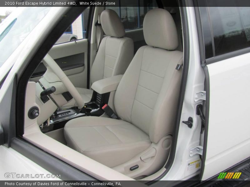 White Suede / Stone 2010 Ford Escape Hybrid Limited 4WD