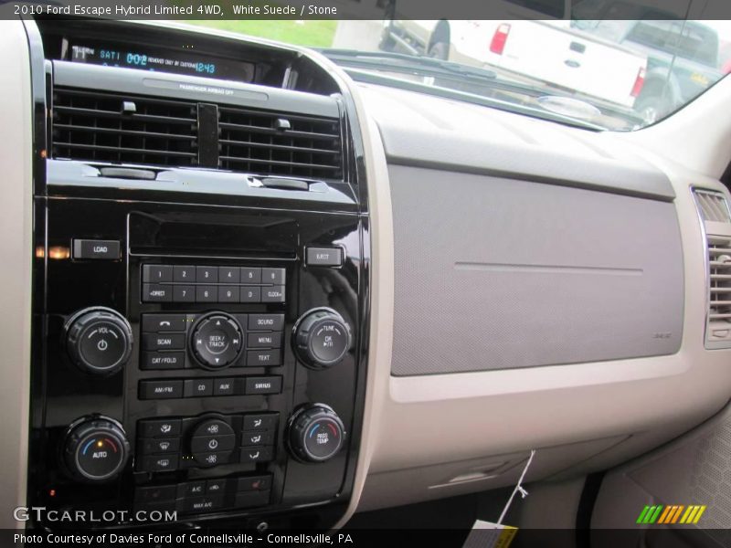 White Suede / Stone 2010 Ford Escape Hybrid Limited 4WD