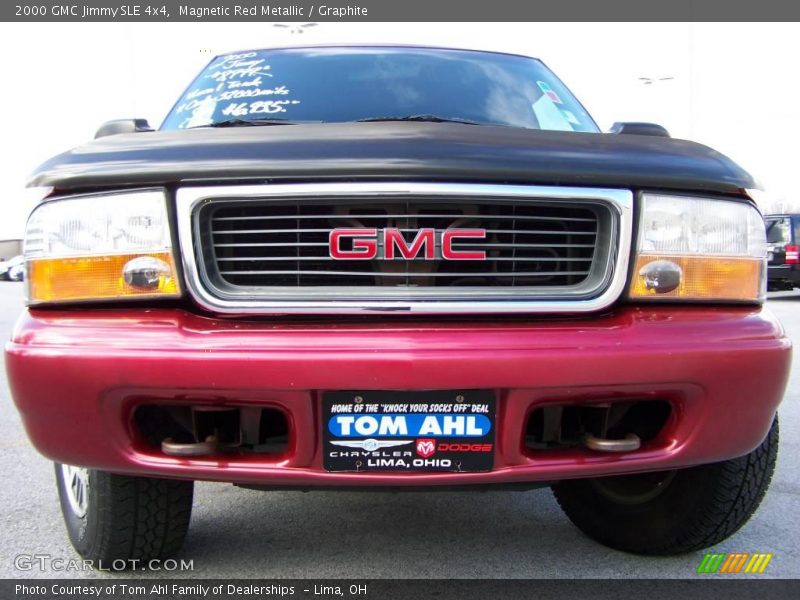 Magnetic Red Metallic / Graphite 2000 GMC Jimmy SLE 4x4